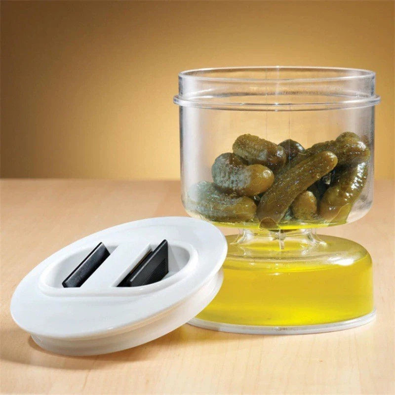 Pickles Jar Dry and Wet Dispenser